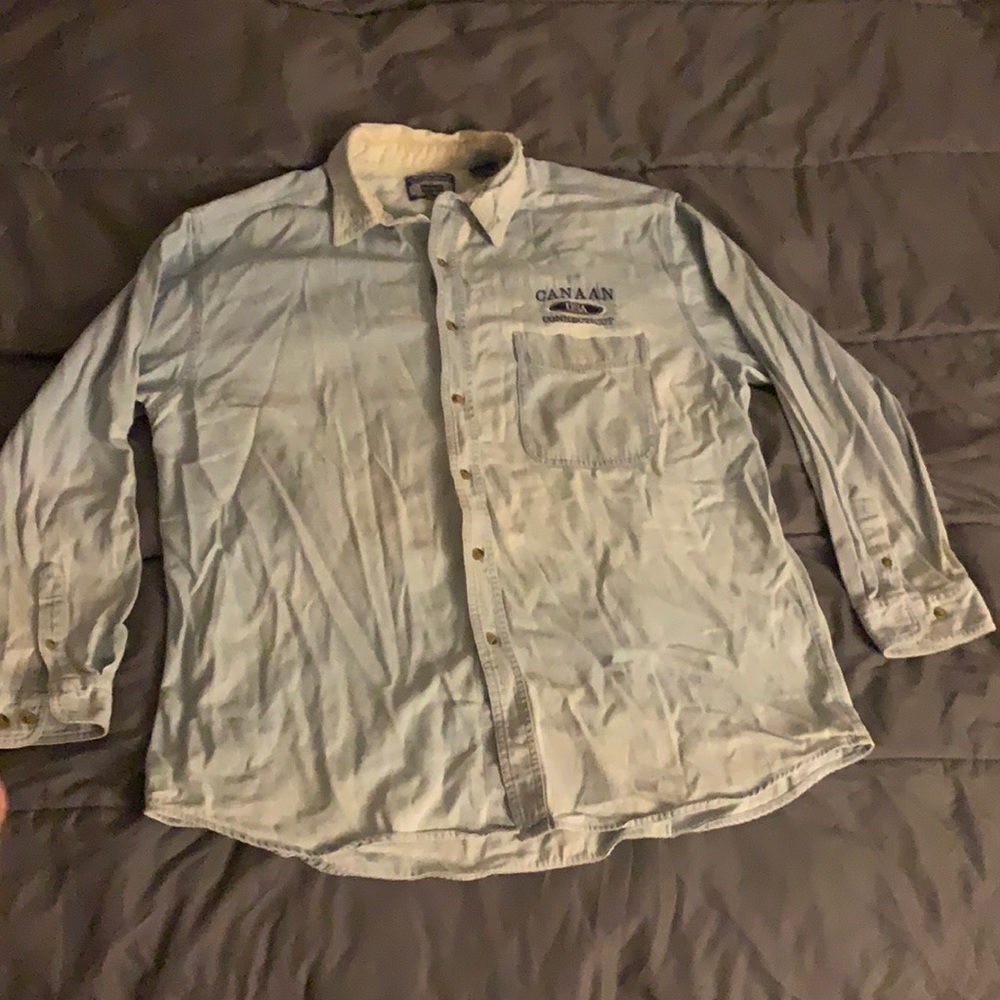 Canaan CT USA denim long sleeve
